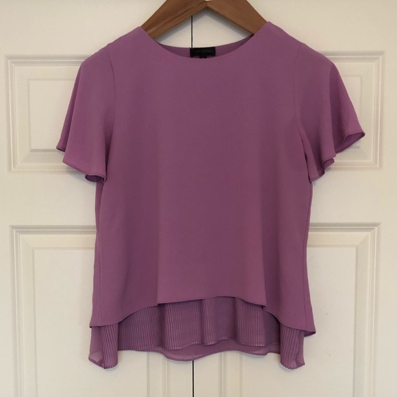 Purple Ruffled Top - Picture 1 of 4